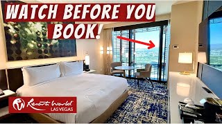 BEWARE of RESORTS WORLD Las Vegas rooms SCAM Watch before you book Hilton pools rooms 2024 [upl. by Kopp]