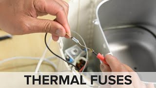 How to Replace Thermal Fuses Repair Tips from the Fixit Clinic [upl. by Oznecniv]