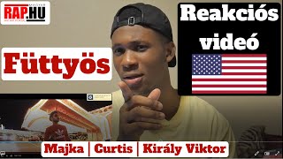 Füttyös reaction videó 🔥 reakció egyenesen Amerikából 🇺🇲  Majka X Curtis X Király Viktor 😎 [upl. by Anaizit]