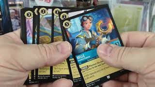 2023 Ravensburger Disney Lorcana Rise of the Floodborn Dual Starter Deck Opening  Legendary pull [upl. by Bourque]