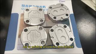 aluminum die casting samples Magnetic polish machine [upl. by Trefor978]