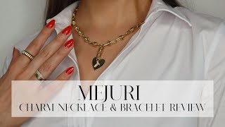 MEJURI CHARM NECKLACE REVIEW  Sharing new arrivals amp how to customize your jewelry [upl. by Hareemas596]