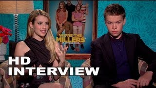 Were The Millers Emma Roberts and Will Poulter Official Interview  ScreenSlam [upl. by Hepzi]