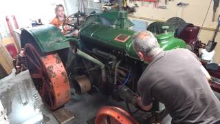 Ed starting his 1936 standard fordson n [upl. by Aerdnek]