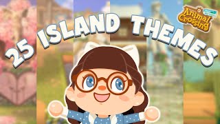 25 ACNH ISLAND THEME IDEAS [upl. by Nlocnil557]