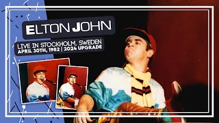 Elton John  Live in Stockholm April 30th 1982  2024 UPGRADE [upl. by Azmah672]