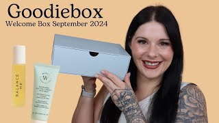 Goodiebox WELCOME Box September 2024 UNBOXING [upl. by Sairtemed748]