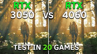 RTX 3050 vs RTX 4060  Test In 20 Games at 1080p  Is the Upgrade Worth It  2023 [upl. by Redliw]