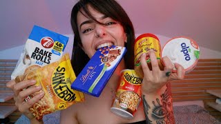 ASMR My FAVOURITE SNACKS Whispered [upl. by Odracir]