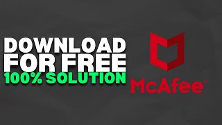 How To Download McAfee Trial For Free  2023 Easy [upl. by Pownall]