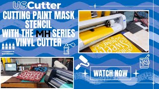 Cutting Paint Mask Stencil With The MH Series Vinyl Cutter [upl. by Klaus]