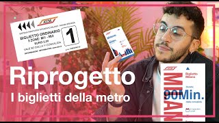 Riprogetto i biglietti della metro [upl. by Saisoj241]