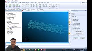 Tutorial simulasi dynamic response FEA MSC Nastran [upl. by Grenville]