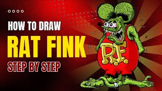 This is How to Draw Rat Fink Easily [upl. by Ycinuq]