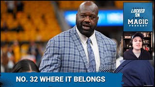 Orlando Magic will hang Shaquille ONeals No 32 from the rafters their first retired jersey [upl. by Tema]