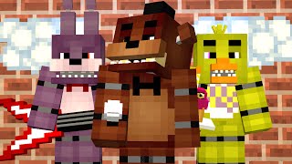 MINE Nights at Freddys  Day 1  FNAF Minecraft Roleplay [upl. by Capon]