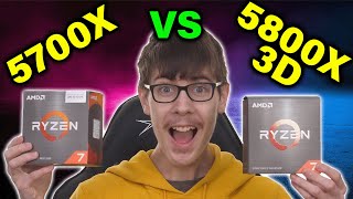 5700X vs 5800X3D — Which Ryzen 7 CPU Is The Best Deal — Includes 1600X amp 2700X Results [upl. by Mayce]