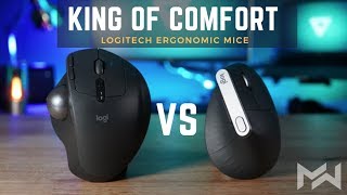 Still THE BEST Ergonomic Mouse Logitech MX Ergo vs MX Vertical  Comparison Review [upl. by Winson]