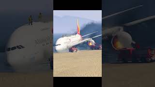 Asiana Airbus A380 Engine Brust [upl. by Nolham]