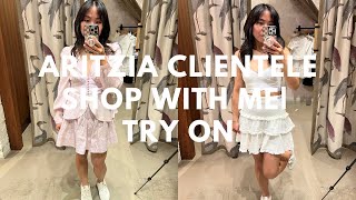 HUGE TRY ON ARITZIA SHOP WITH ME [upl. by Donalt]