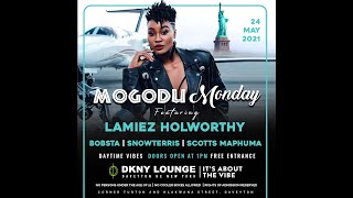 Lamiez Holworthy  DKNY Lounge Mogodu Monday [upl. by Amliv]