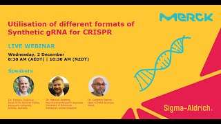 Webinar Utilisation of different formats of Synthetic gRNA for CRISPR [upl. by Oremar]