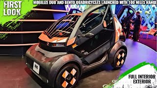 Mobilize Duo and Bento Quadricycles Launched At Paris Motor Show 2024  Full Interior Exterior [upl. by Goines]