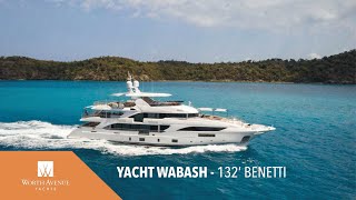 132 4023m Benetti Yacht WABASH Available For Sale [upl. by Fuchs]