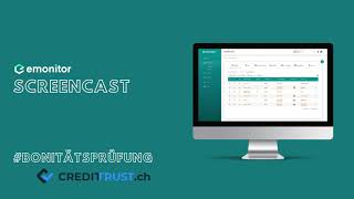 Bonitätsprüfung mit melon  CreditTrust  Screencast  emonitor [upl. by Yztim]