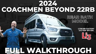 2024 Coachmen Beyond 22RB AWD Class B RV with Li3 Lithium Battery Package FULL WALKTHROUGH [upl. by Suhpesoj]