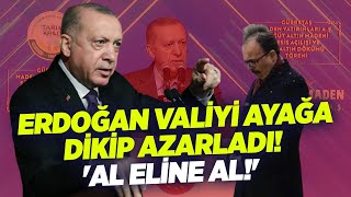 Erdoğan Valiyi Ayağa Dikip Azarladı Al Eline Al  KRT Haber [upl. by Lehcor]