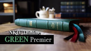 Thomas Nelson NKJV Thinline Premier  Green Goatskin [upl. by Portia]