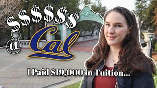 HOW MUCH DOES UC BERKELEY COST  Talking deets about affording UC Berkeley  how I pay for college [upl. by Nohtanhoj]