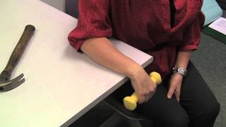 Michigan State University Rehabilitation Wrist and Forearm Strengthening Exercises [upl. by Kelsy]