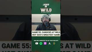 Game 55 Canucks at Wild Second Period Thoughts mnwild minnesotawild wildhockey mnwildhockey [upl. by Annaeerb940]