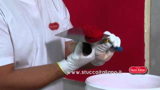 How to apply Marmorino Carrara  Carrara Venetian Polished Plaster [upl. by Elvyn]