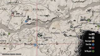 Red Dead Redemption  Treasure Map Location 6 Ojodel Diabolo [upl. by Jestude]