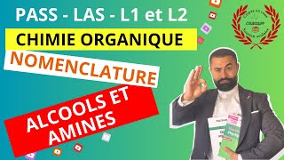 NOMENCLATURE EN CHIMIE ORGANIQUE  37  ALCOOLS ET AMINES [upl. by Charlene543]