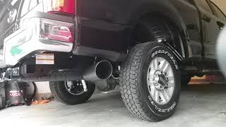 2017 F250 5 inch Stainless Black Magnaflow DPF back [upl. by Cila]