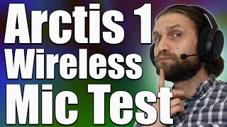 steelseries Arctis 1 Wireless Gaming Headset  Mic Test and unboxing [upl. by Sedicla334]