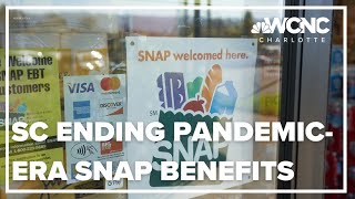 South Carolina to end pandemicera SNAP benefits starting Tuesday [upl. by Ynot117]