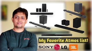 Top 5 Dolby Atmos soundbars Till date  My all time favourite 🔥🔥 [upl. by Petit]