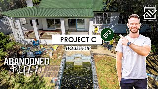 ABANDONED Ruin House Flip  Project C  Episode 3 [upl. by Lorry]