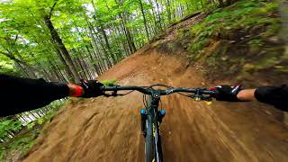 Downhill Mountain Biking Fast and Flowy freedom flyer [upl. by Fredela680]