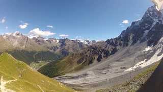 Panorama Tabarettahütte 2556m Tabarettaspitze 3128m Ortler Alpen [upl. by Enaoj]