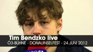 Tim BENDZKO  Einladung  Ö3Bühne beim Donauinselfest 2012 [upl. by Sug708]