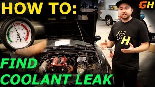 The RIGHT Way to Find A Coolant Leak [upl. by Aitekram]