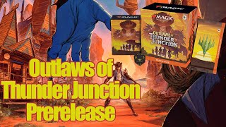 Outlaws Of Thunder Junction Prerelease Opening MTG [upl. by Eibba]