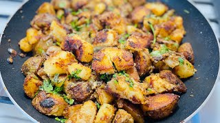 Best Crispy Pan Fried Potatoes [upl. by Haeli]