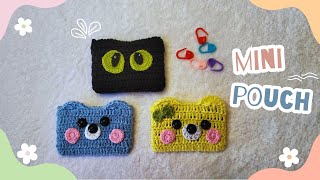 Crochet Cardholder Pouch  Full tutorial Crochet Cardholder Pouch [upl. by Hsu63]